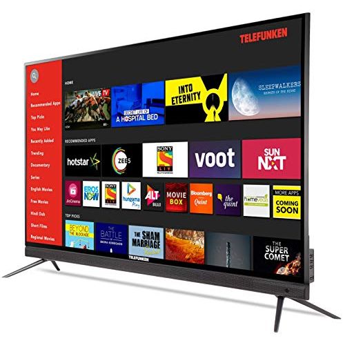 DUBYMAX 50" Inch 2023 Design Smart Android Frameless 4K Digital TV - Black