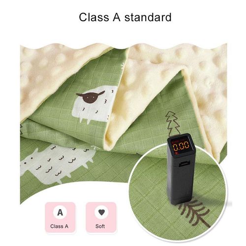 Ruddiscrad Dotted Baby Blanket,Jianbihua Pattern Kids Nap Blanket Warm Breathable Nursery Throw Blanket Muti-purpose Soft
