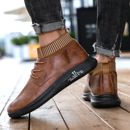 Mens Sneakers Waterproof Casual Light Mens Shoes