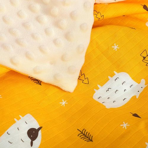 Ruddiscrad Dotted Baby Blanket,Jianbihua Pattern Kids Nap Blanket Warm Breathable Nursery Throw Blanket Muti-purpose Soft