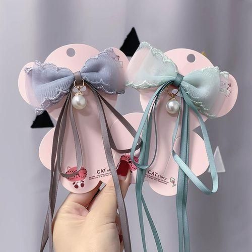 Bow Hair Clip Hair Accessory Hair Band For Women Yellow