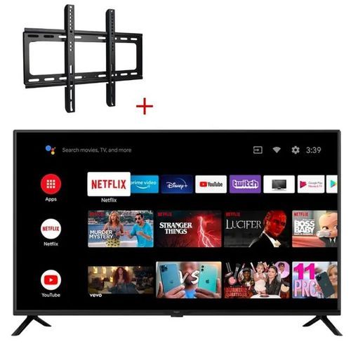 Chiq 32 inch Frameless Digital Free-To-Air LED TV + Free Wall Mount Bracket - Black