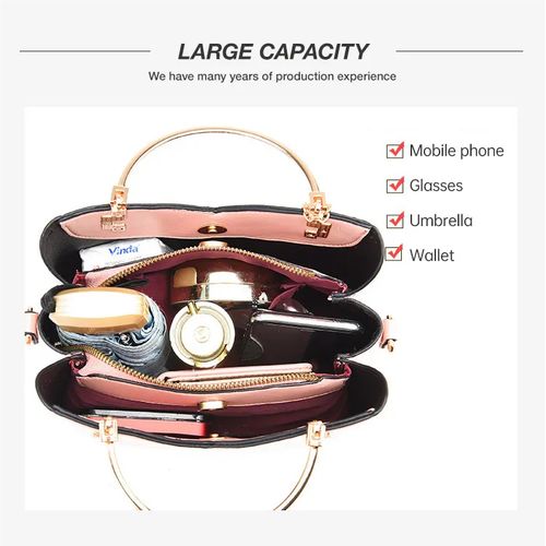 New Ladies Fashion Versatile Messenger Bag Large Capacity Shoulder Bag Handbag