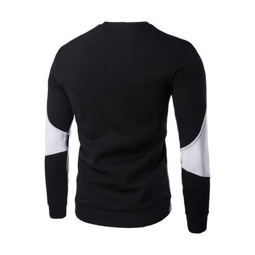 Berrykey Mens Multi Long Sleeve Shirts Casual Trendy Sweatshirts Sport Red