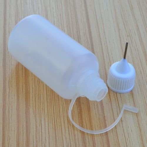 10Pcs 30Ml Plastic Squeezable Tip Applicator Bottle Refillab