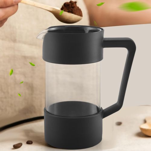 French Press Coffee & Tea Maker, Thickened Borosilicate Glas