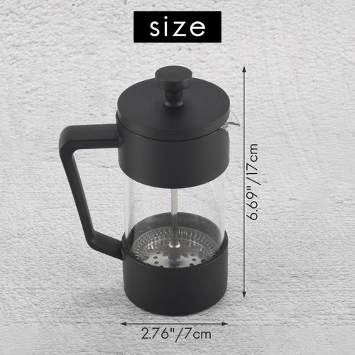 French Press Coffee & Tea Maker, Thickened Borosilicate Glas