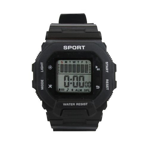 Led Digital Multi-functional Sports Men Watch Black