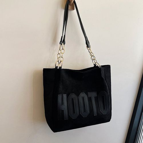 Large Capacity Canvas Bag Alphabet Tote Handbag Women's Bag Shoulder Bag