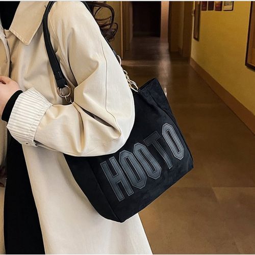 Large Capacity Canvas Bag Alphabet Tote Handbag Women's Bag Shoulder Bag