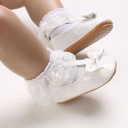 Fashion Party Baby Princess Flat Shoes Newborn Soft Rubber Sole Walking Shoes