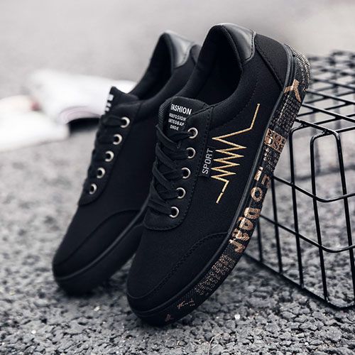Men's Comfortable Outdoor Gentle Casual Sport Shoes Sneakers Black