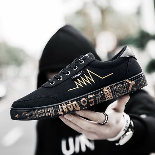 Men's Comfortable Outdoor Gentle Casual Sport Shoes Sneakers Black