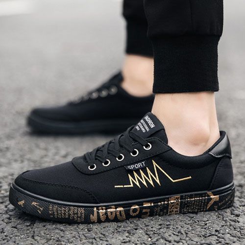 Men's Comfortable Outdoor Gentle Casual Sport Shoes Sneakers Black