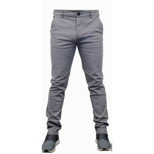 Packs of 3 Men's Khaki Trousers - Grey, Navy Blue,Cream