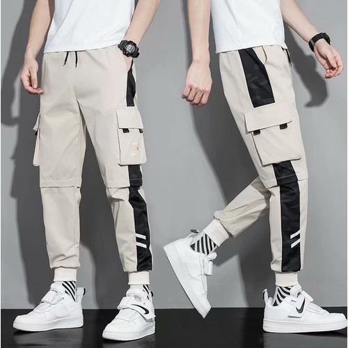 Men's Pants Street Hip Hop Jogging Loose Pants Harem Cargo Pants Sports Trousers Men's Trousers