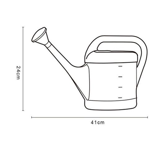 Gardening Watering Can Plastic Capacity with Long Nozzle Wat