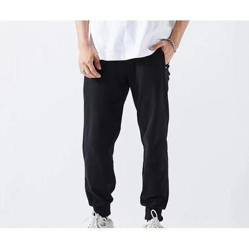 Berrykey Mens Trousers Casual Trendy Sport Pants Combat Jogger Chinos Black