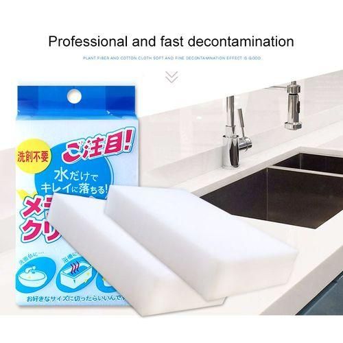 10 PCS Magic Sponge Eraser  Multifunctional Sponge For Cleaning  WashingWhite