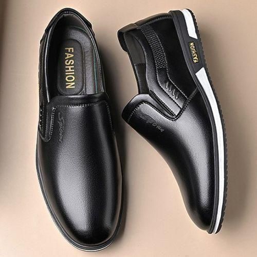 Men's Oxfords Office Loafers Wedding Formal Shoes Corporate Black