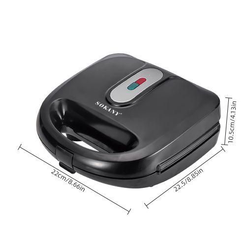 Sokany SK908 Waffle Sandwich Maker 6 In 1 Grill Compact