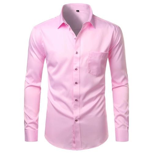 Mens Official Shirts Cotton Long Sleeve Set Of 5 Pieces - White,Maroon,Blue