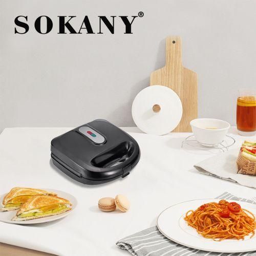 Sokany SK908 Waffle Sandwich Maker 6 In 1 Grill Compact