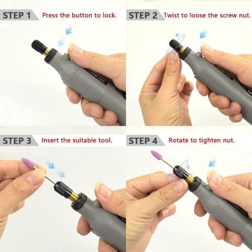 Cordless Rotary Tool 3.7V LiIon  5 Variable Speed USB