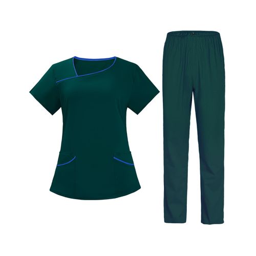 Scrubs For Women Set Scrub Tunic And Trousers S Size Green