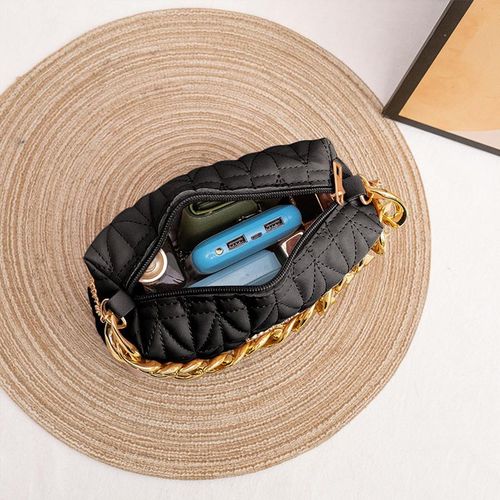 STY Classic Ladies Clutch Bag Mobile Phone Bag PU Black Long Wallet Card Holder