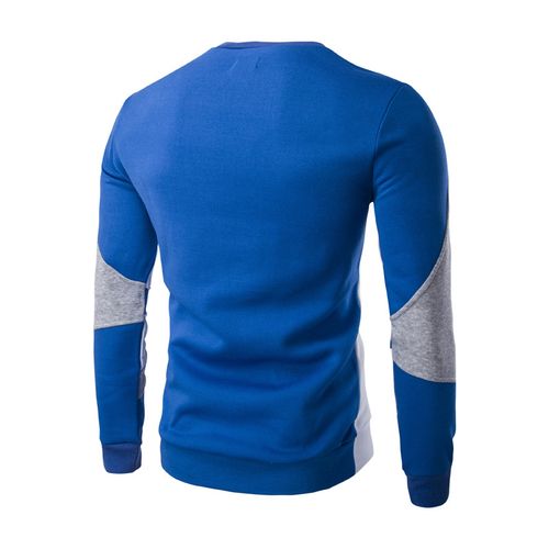 Berrykey Mens Long Sleeve Shirts Casual Trendy Sweatshirts Sport Blue