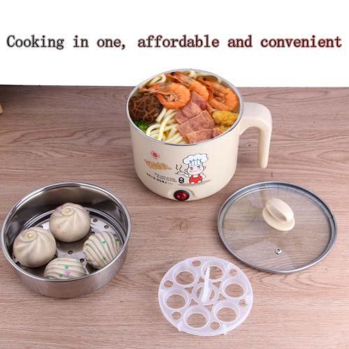 1.8L Capacity Mini Electric Cooking Pot Rapid Noodles