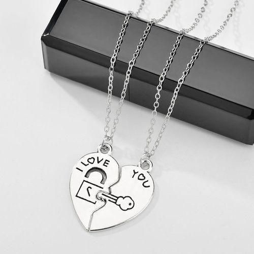 Couple Heart Necklace