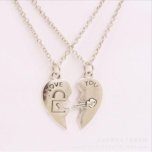Couple Heart Necklace