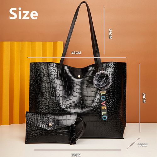 Mateamoda 2 PCS Women Bags Ladies Bags Handbags Purse Shoulder Bags Tote Bags