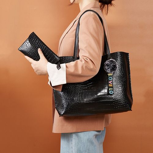 Mateamoda 2 PCS Women Bags Ladies Bags Handbags Purse Shoulder Bags Tote Bags