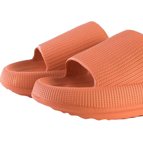Womens Mens Super  Slippers Non-slip Orange  44-45