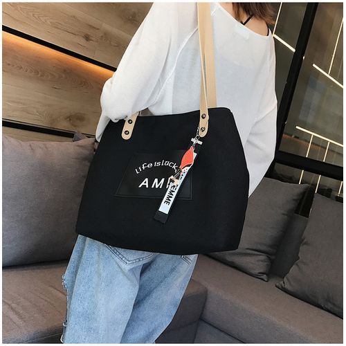 Canvas Bag Large Capacity Shopping Bag For Women Mommy Tote Bag