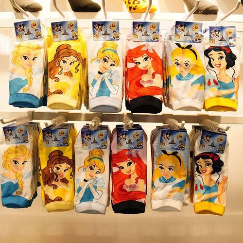 Cotton Girls Socks Kid Socks Socks Disney Cotton Princess