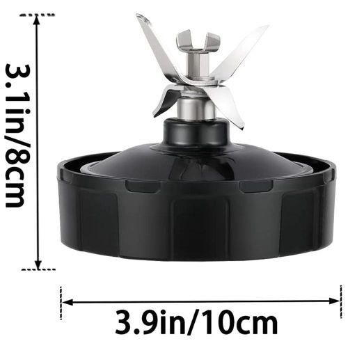 2PCS,3.9In 6 Fins Blender Blade Compatible for Ninja Blend
