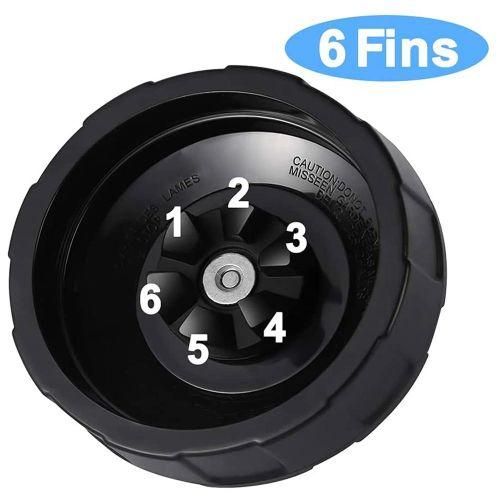 2PCS,3.9In 6 Fins Blender Blade Compatible for Ninja Blend