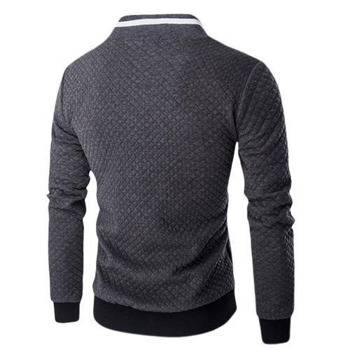 Berrykey Men's Casual Windbreak Lightweight Blazer Jacket & Coats Dark Gray