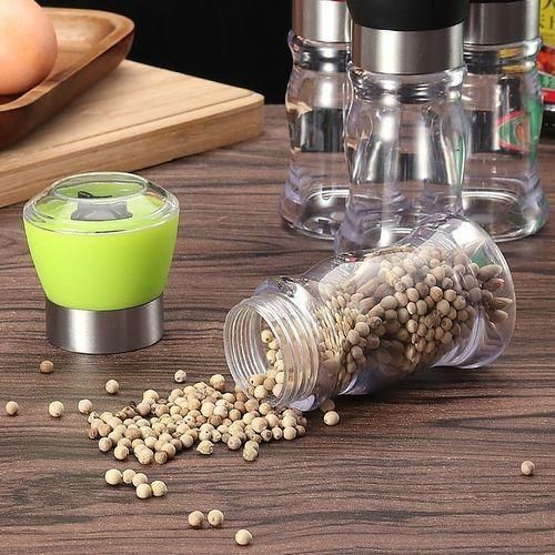 MultiFunction Seasoning Tank Kitchen Gadget Manual Creative Pepper GrinderBlack