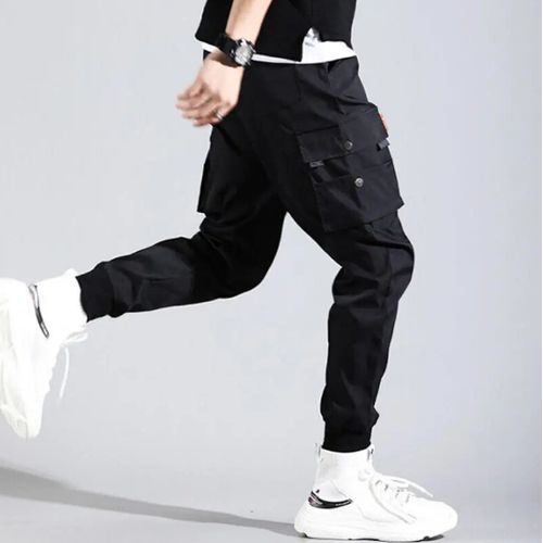Men Cargo Pants Multi-pockets Casual Training Trousers Overalls Clothing Joggers