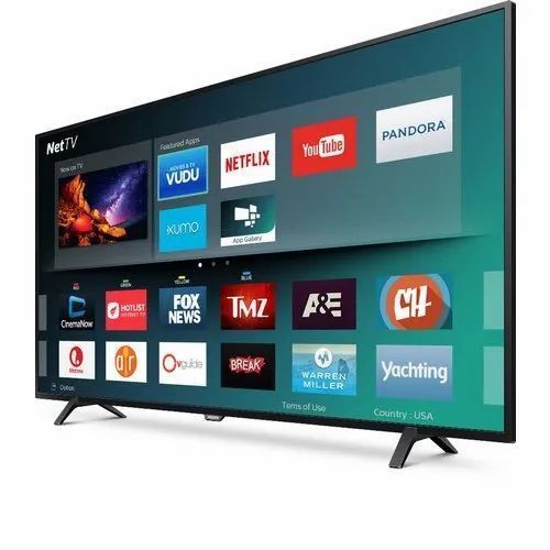 DUBYMAX 43" Inch Frameless Semi Smart Digital HD LED Tv With Free-To-Air - Black