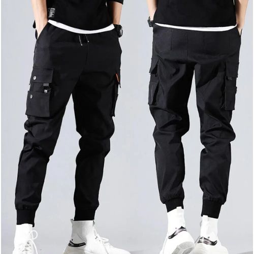 Men Cargo Pants Multi-pockets Casual Training Trousers Overalls Clothing Joggers