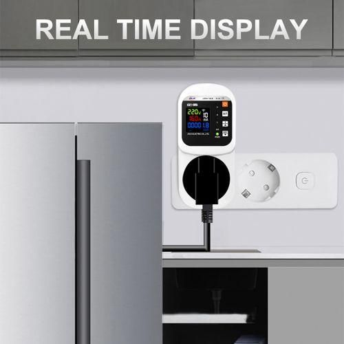 WIFI TY APP Smart Socket 16A LCD Display Socket With