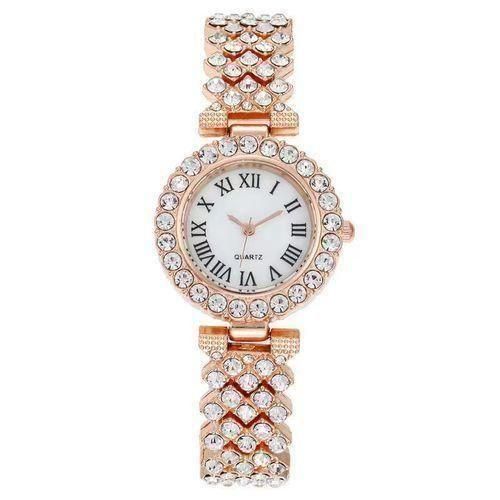 Elegant Ladies Wristwatch Set-Rose Gold