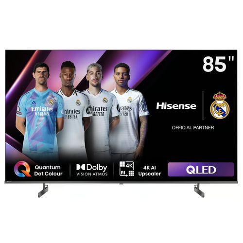 Hisense 85 Inch 85Q6N  Mini-LED ULED 4K TV, Google Smart TV, QLED, Native 144Hz - Black 3 Years Warranty