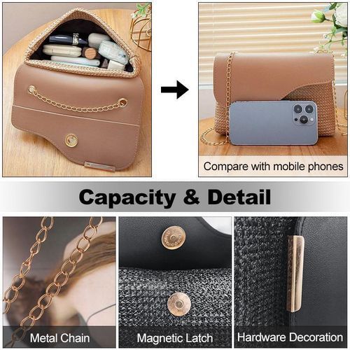 STY Women Long Wallet Ladies Coin Purse Tri-fold Wallet Card Case Black Wallet
